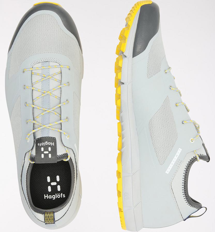 Haglöfs Mens L.I.M Low Hiking Shoes Grey/Yellow New Zealand 26739OKLD
